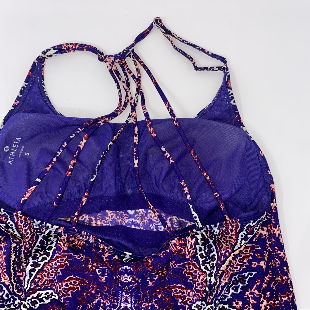 Gorgeous Purples! Athleta sz sm crisscross back dress built in bra